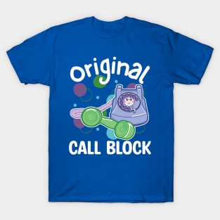 Original Call Block Kawaii Phone T-Shirt